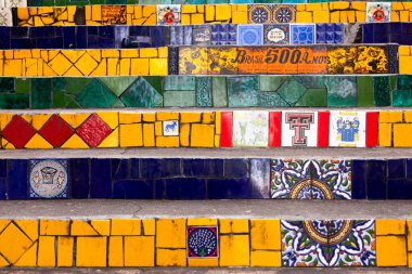 Santa Teresa - Lapa - Rio de Janeiro 'daki merdiven