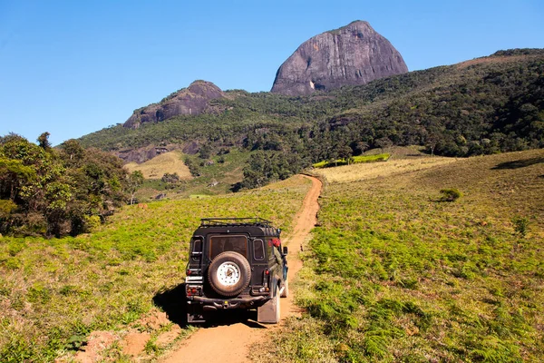 Landweg Naar Bergbasecamp — Stockfoto