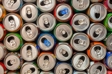 Üst soda kutusu deseni soyutlar