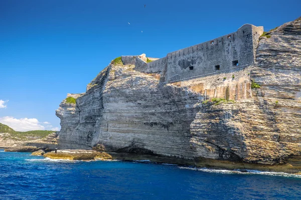 Ścianie Miasto Wybrzeżu Morza Śródziemnego Sardynii Włochy Europa — Zdjęcie stockowe