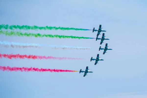 Bellaria Igea Marina Rimini Itália Junho 2017 Jatos Força Aérea — Fotografia de Stock