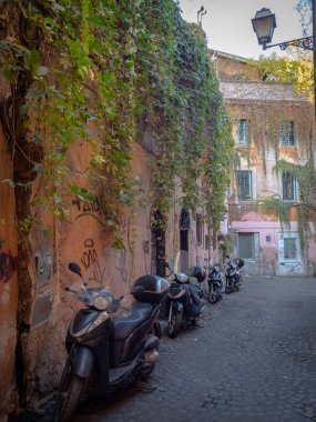 Roma, İtalya 'nın sokak manzarası