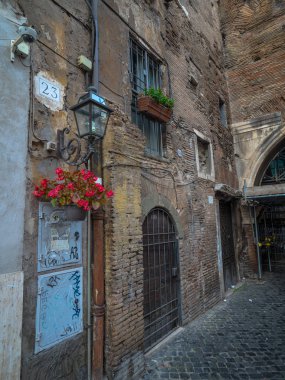 Roma, İtalya 'nın sokak manzarası