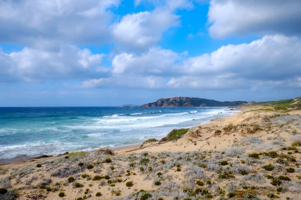 Paisaje Costa Mediterránea Cerdeña Italia Europa — Foto de Stock