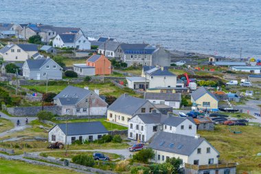 İrlanda manzaralı bir yer. seyahat kavramı