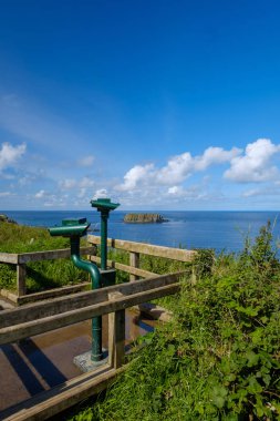 İrlanda manzaralı bir yer. seyahat kavramı