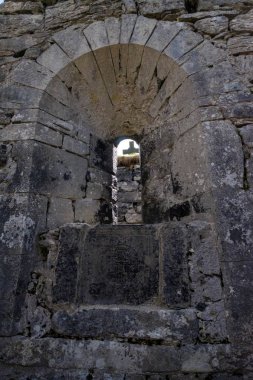 İrlanda manzaralı bir yer. seyahat kavramı