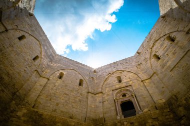 Antik Bina Matera Köyü Basilicata, İtalya 