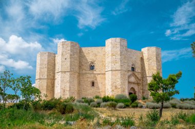 Eski kale Matera antik kenti Basilicata, İtalya 