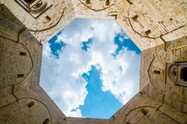 Antik Bina Matera Köyü Basilicata, İtalya 