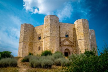 Eski kale Matera antik kenti Basilicata, İtalya 