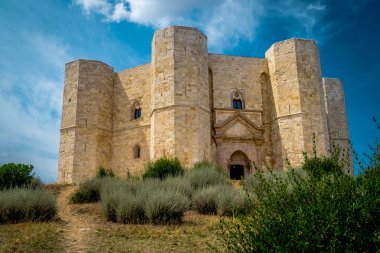 Eski kale Matera antik kenti Basilicata, İtalya 