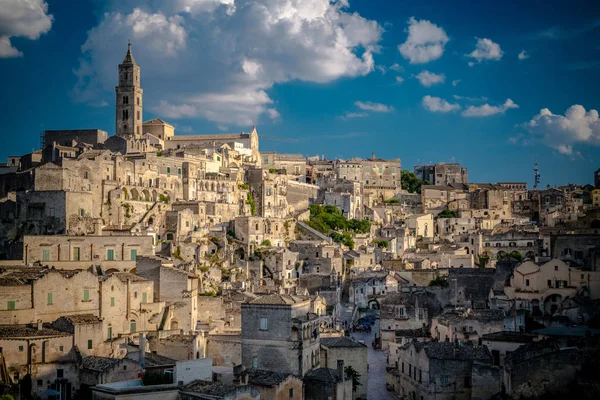 Cidade Antiga Cidade Matera Região Basilicata Itália — Fotografia de Stock
