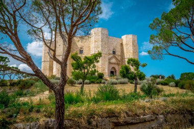 Eski kale Matera antik kenti Basilicata, İtalya 