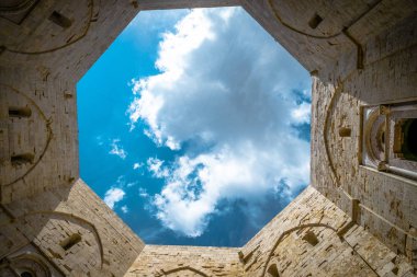 Antik Bina Matera Köyü Basilicata, İtalya 