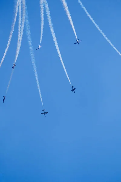 Bellaria Igea Marina Rimini Itália Junho 2017 Força Aérea Italiana — Fotografia de Stock