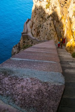 İtalya 'nın deniz kıyısı manzarası