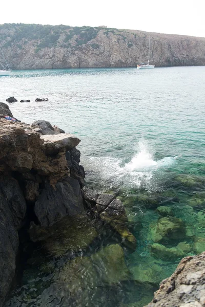 Tekneden Deniz Manzarası — Stok fotoğraf