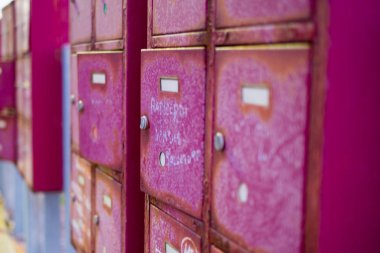 Fransa 'nın Korsika şehrinde kıyı manzarası