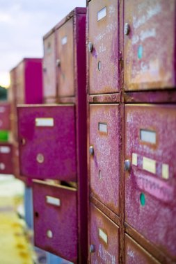 Fransa 'nın Korsika şehrinde kıyı manzarası