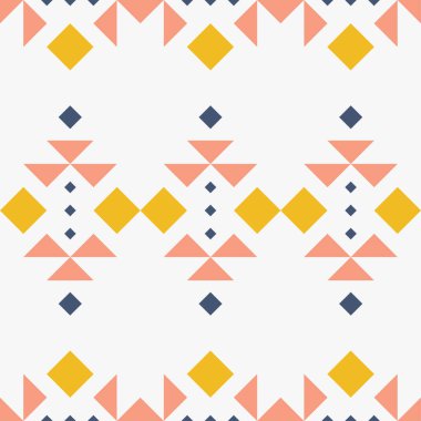 Seamless ethnic geometric pattern with tribal and cultural style, perfect for textile, fabric, wallpaper, and modern decorative backgrounds.
