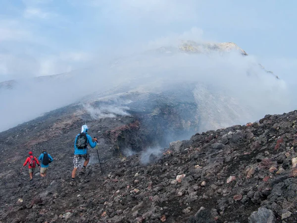 A la cima del volcán Etna —  Fotos de Stock