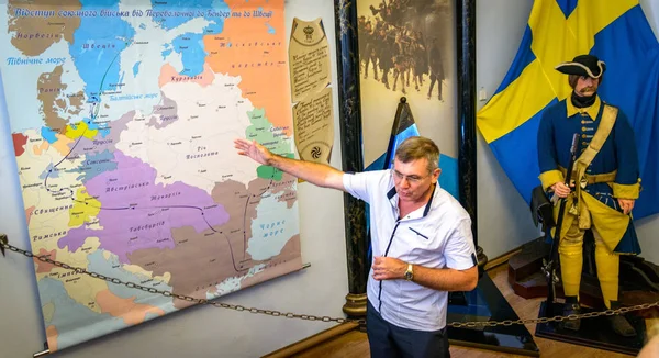 Poltava, Ukrayna - 27 Haziran 2019: Poltava Savaşı'nın 310. Büyük Kuzey Savaşı 1709
