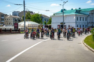 Poltava, Ukrayna - 18 Mayıs 2019: Yerel halk 