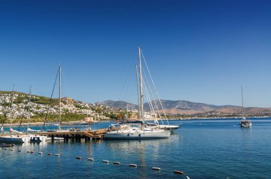 Sunny beach Bodrum, Muğla, Türkiye yakın Ortakent adlı görünümünü.
