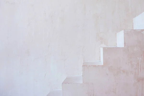 white stairs and wall indoor. Interior, career, movement, growth, fall concept