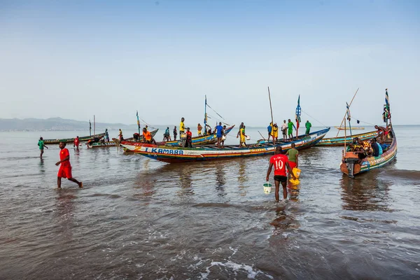 Yongoro Sierra Leone Červen 2013 Západní Afrika Pláže Yongoro Neznámý — Stock fotografie