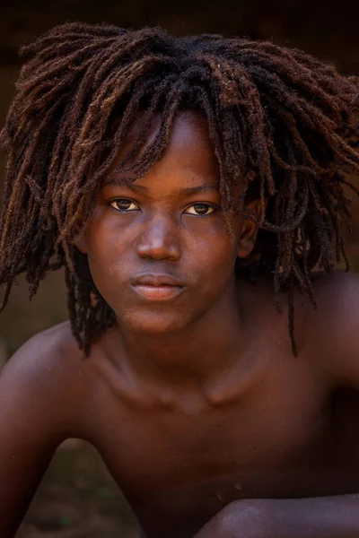 Yongoro Sierra Leone Juni 2013 Westafrika Unbekannter Junge Dorf Vor — Stockfoto