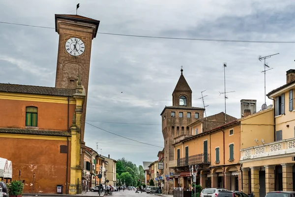 Molinella Italië Mei 2018 Civic Toren Scheve Toren Molinella Bologna — Stockfoto