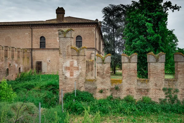 Bentivoglio Italien Maj 2018 Castle Bentivoglio Byggdes 1475 1481 Herravälde — Stockfoto