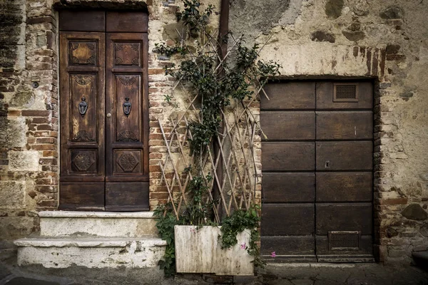 Montemerano Toskania Mała Średniowieczna Wioska Maremma Montemerano Miejscowość Xii Wieku — Zdjęcie stockowe