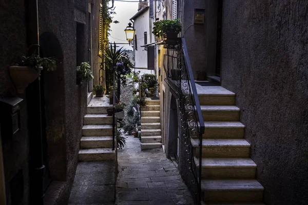 Montemerano Toskana Kleines Mittelalterliches Dorf Der Maremma Montemerano Ist Ein — Stockfoto