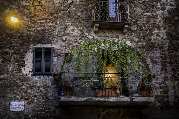 Montemerano Toscane Maremma Middeleeuwse Dorp Montemerano Een 12E Eeuwse Stadje — Stockfoto