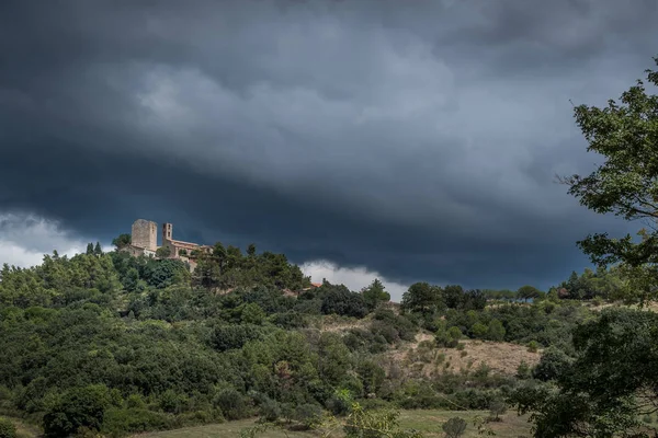 Montecastelli Pisa Toscana Fracción Ciudad Castelnuovo Val Cecina Antiguo Pueblo — Foto de Stock