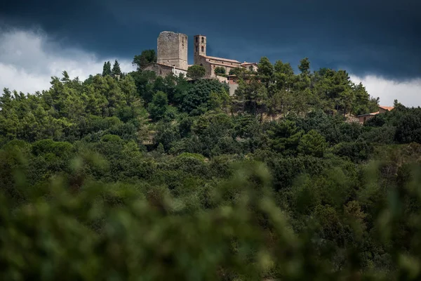 Montecastelli Pisa Toscana Töredéke Város Castelnuovo Val Cecina Egy Fontos — Stock Fotó