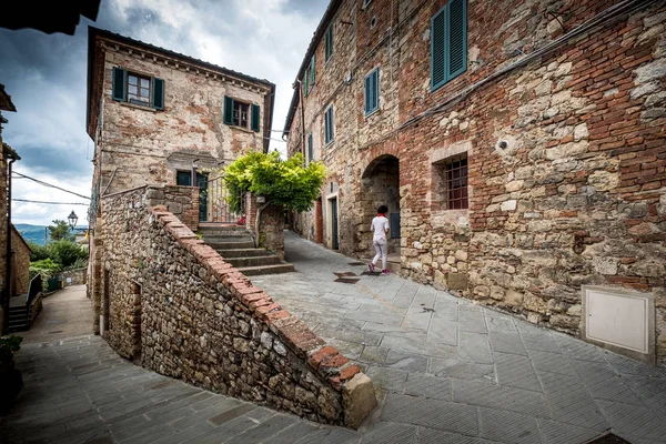 Montecastelli Pisa Toscana Fracción Ciudad Castelnuovo Val Cecina Antiguo Pueblo — Foto de Stock