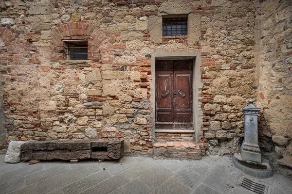 Montecastelli Pisa Toskana Kesir Castelnuovo Val Cecina Önemli Bir Kilise — Stok fotoğraf