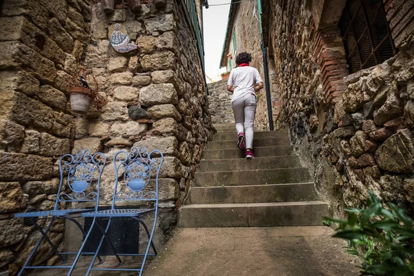 Montecastelli Pisa Toscana Fracción Ciudad Castelnuovo Val Cecina Antiguo Pueblo — Foto de Stock