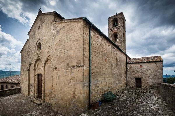 Montecastelli Pisa Toscana Töredéke Város Castelnuovo Val Cecina Egy Fontos — Stock Fotó