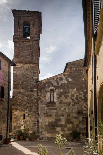 Mensano Siena Toscana Fração Cidade Italiana Casole Elsa Província Siena — Fotografia de Stock