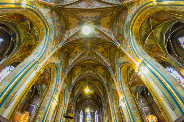 Prague République Tchèque Intérieur Cathédrale San Vito — Photo