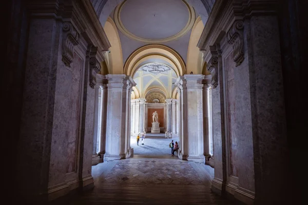 Caserta Talya Eylül 2017 Royal Palace Caserta Girişinde Dört Bilinmeyen — Stok fotoğraf