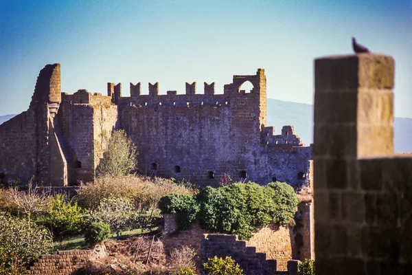 Tuscania Visningar San Pietro Hill Och Rivellino Centrala Italien — Stockfoto