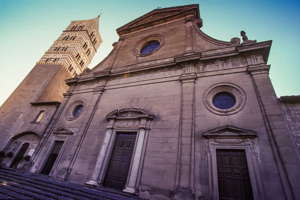 Tuscania Katedralen San Giacomo Medeltida Kyrka Centrala Italien — Stockfoto