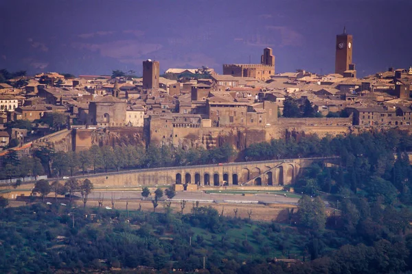 Panoramatický Pohled Orvieta Okres Terni Itálie Evropa — Stock fotografie
