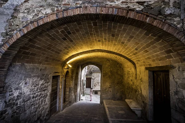 Montemerano Toskana Kleines Mittelalterliches Dorf Der Maremma Montemerano Ist Ein — Stockfoto